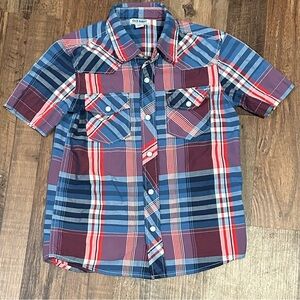 Boys pearl snap shirt